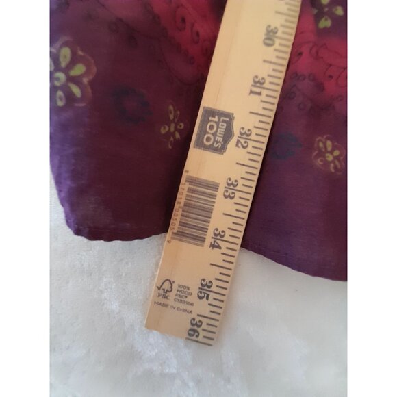 Womens Boho Peasant Hippie Casual Pull On Colorful Tiered Floral 4X Midi Skirt - Picture 4 of 5